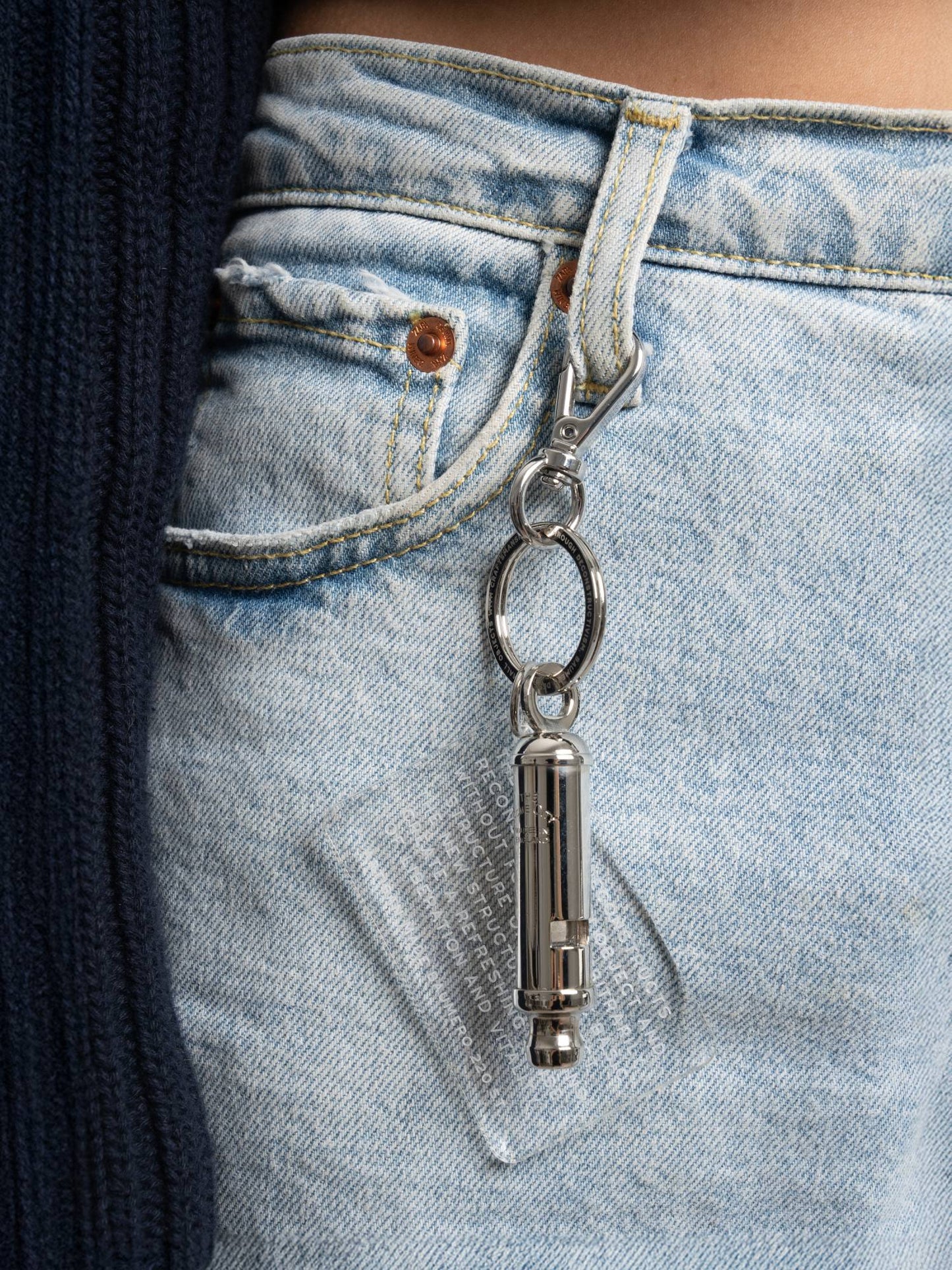 WHISTLE KEYRING 101 (SILVER)