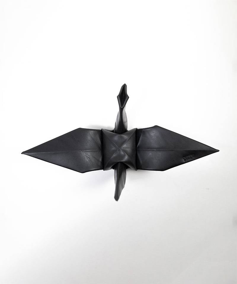 Leather Origami [ tsuru ]