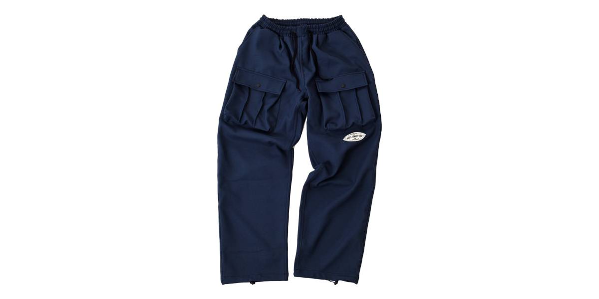 NUMBER EIGHT WIDE CARGO PANTS (NAVY)