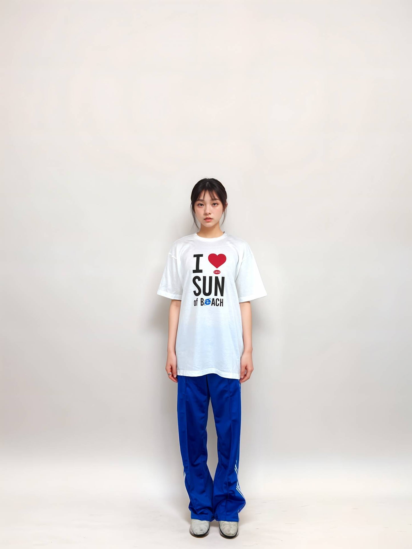 아이러브 티셔츠 - I ❤️ SUN of BⓔACH [Standard Fit]