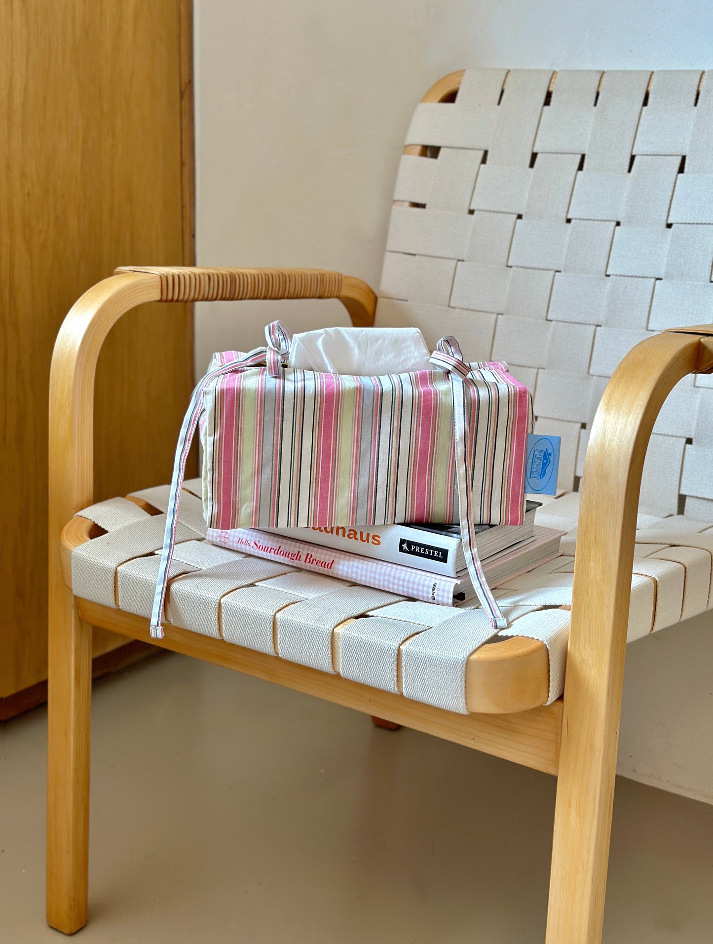 Tied Ribbon Tissue Case - Stripe