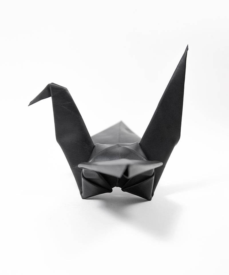 Leather Origami [ tsuru ]