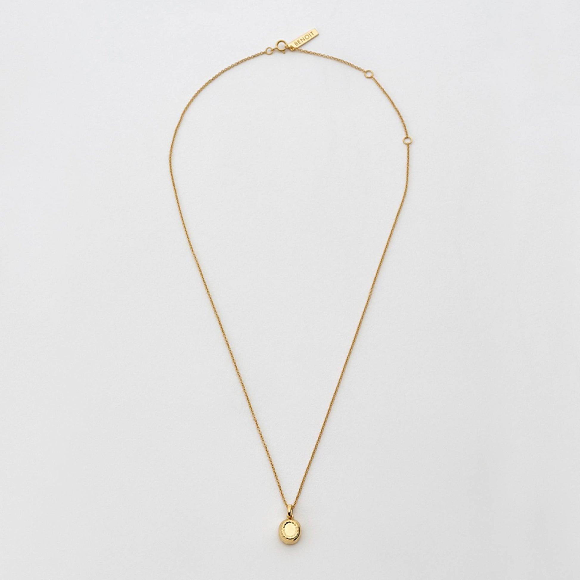 Oval Dot Pendant Gold - BENOIT 베누아 - CAVA LIFE