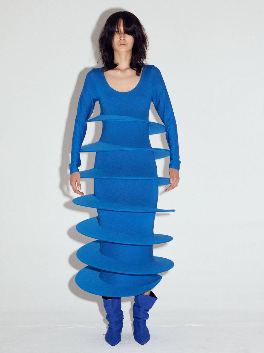 Tornado dress in Blue