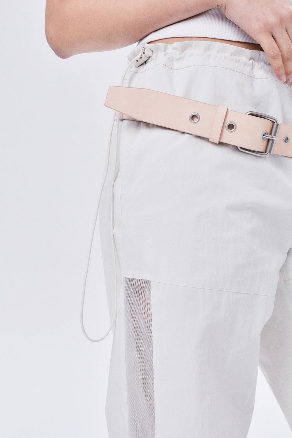 EYELET LEATHER BELT / NATURAL - HALOMINIUM  할로미늄 - CAVA LIFE