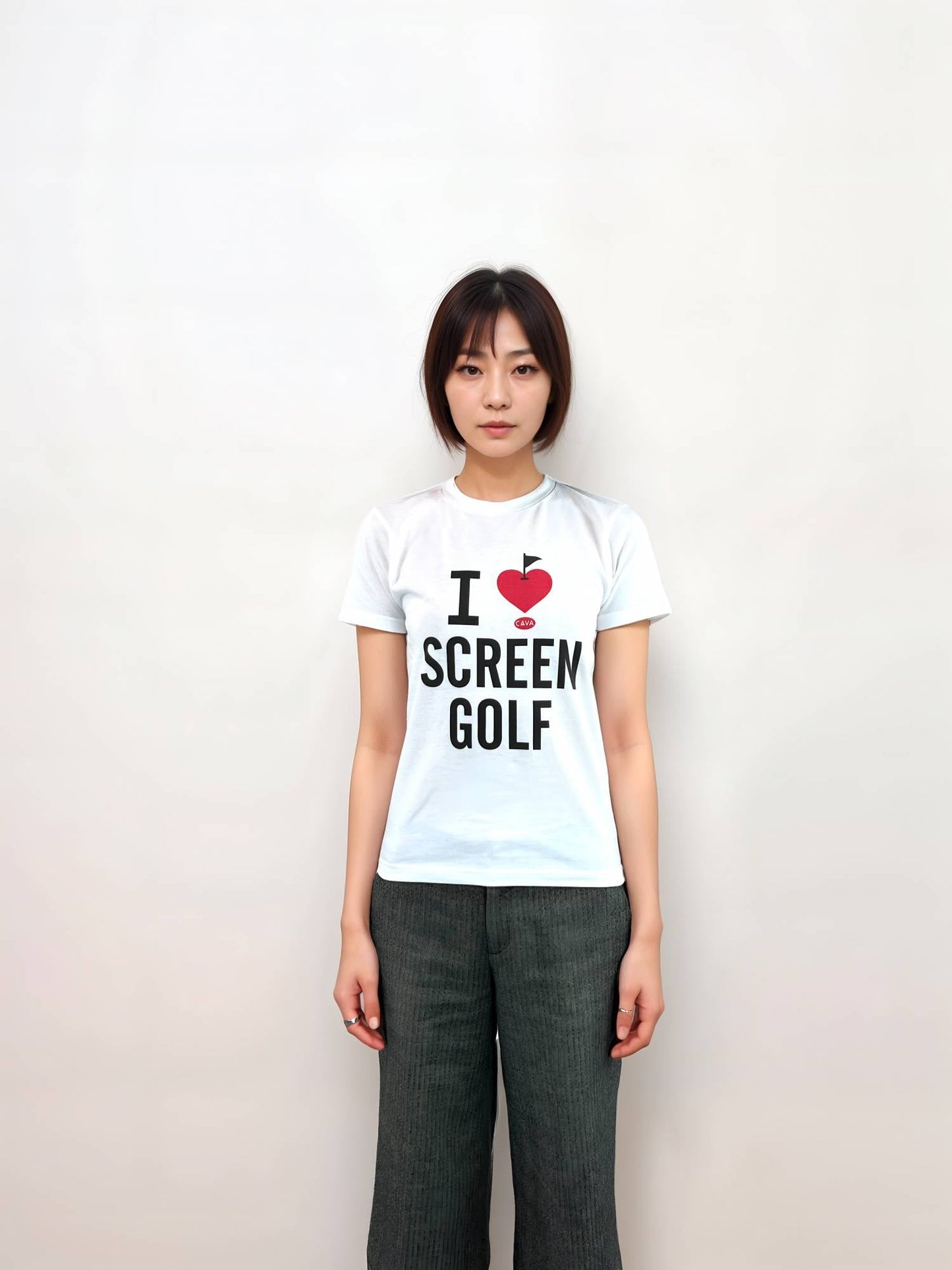 아이러브 티셔츠 -  I ❤️ SCREEN GOLF [BABY-T]