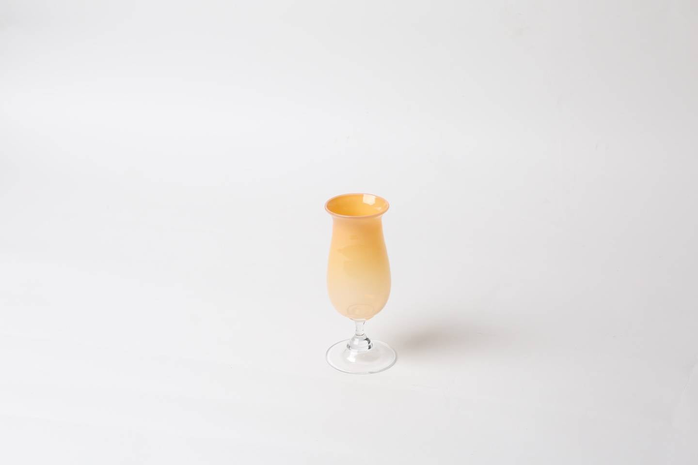 Peach Long Goblet