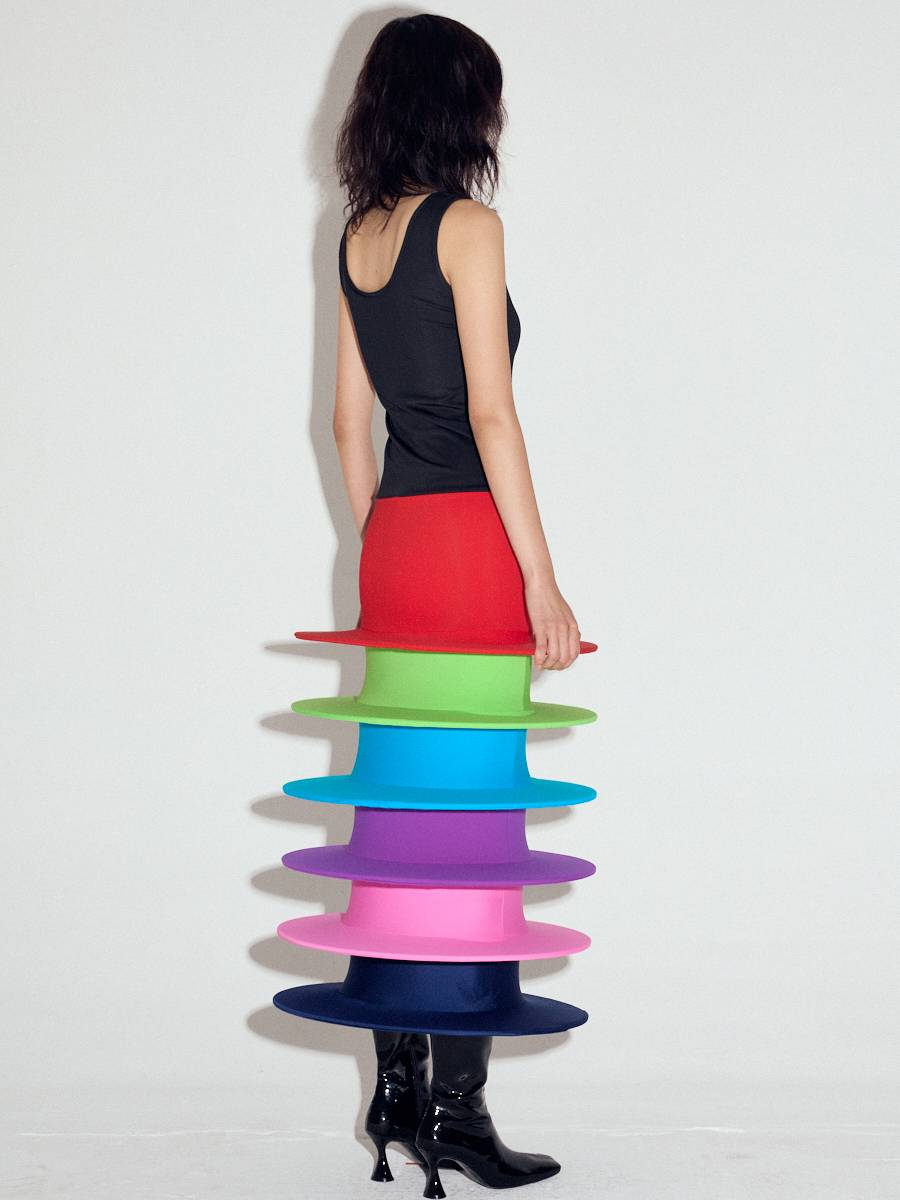 Discs dress in Rainbow