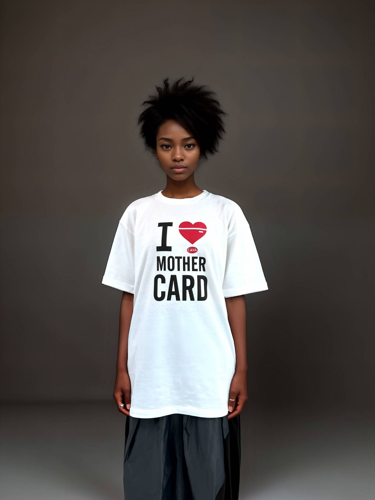 아이러브 티셔츠 -  I ❤️ MOTHER CARD [Standard Fit]