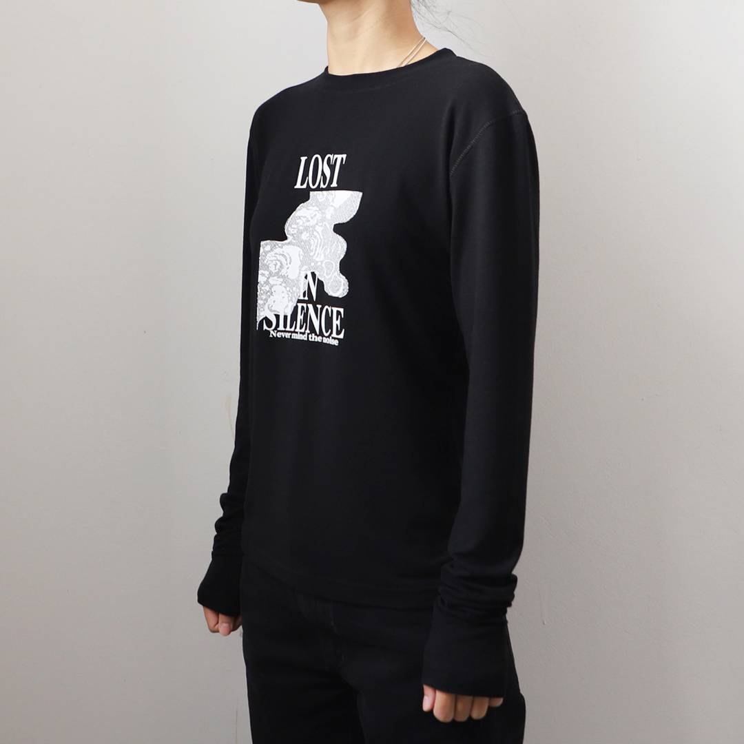 Lost in Silence long-sleeved (BLACK)