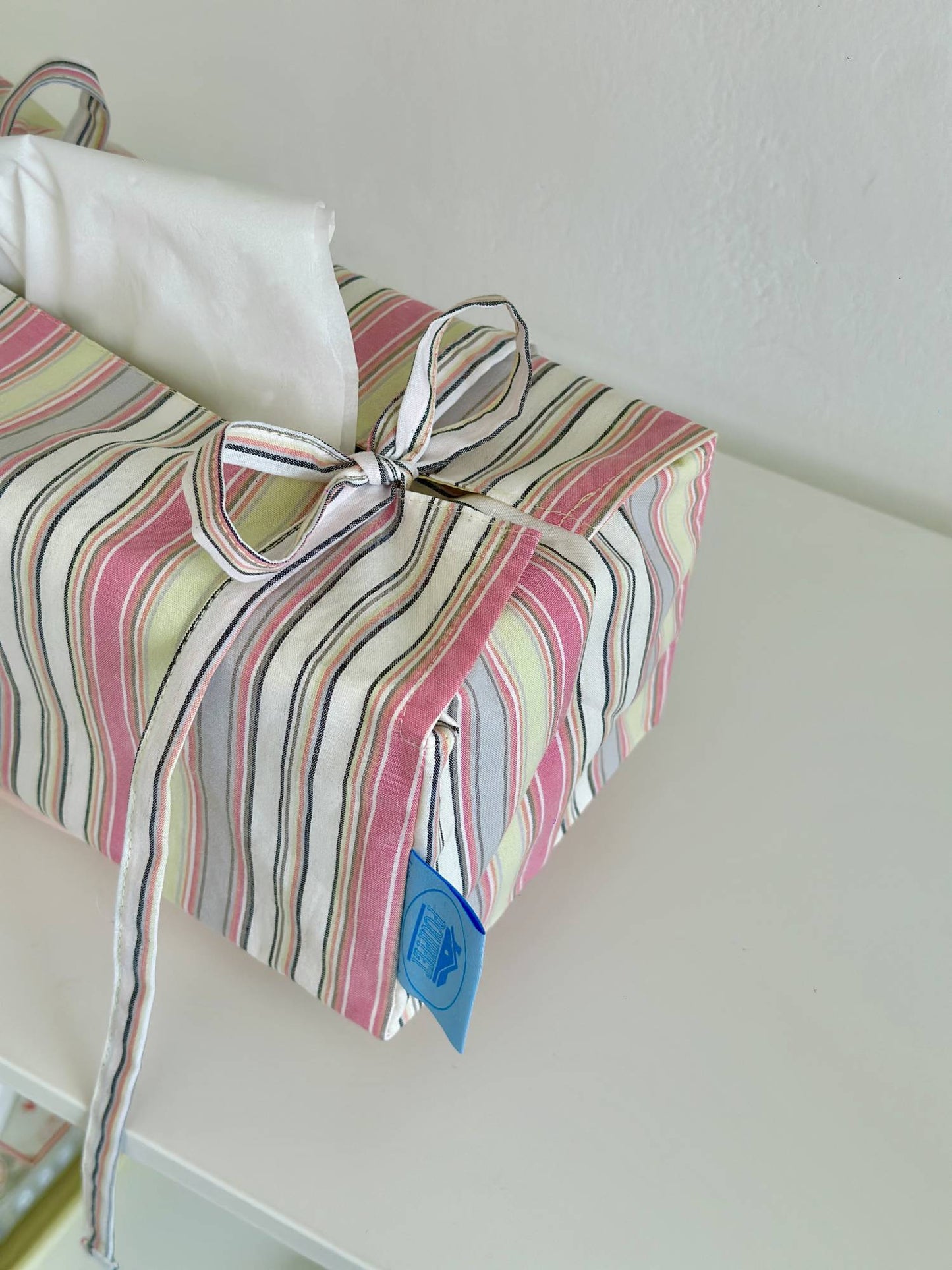 Tied Ribbon Tissue Case - Stripe