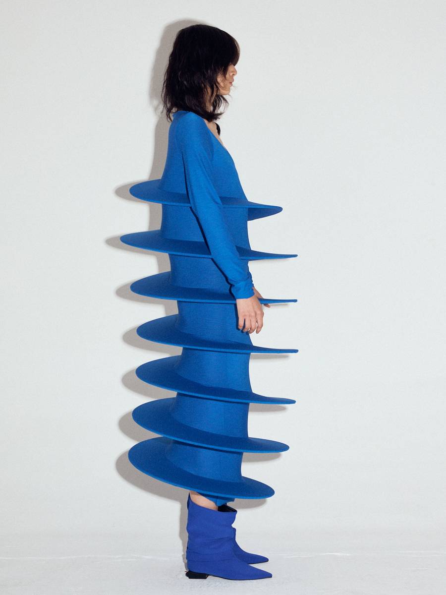 Tornado dress in Blue