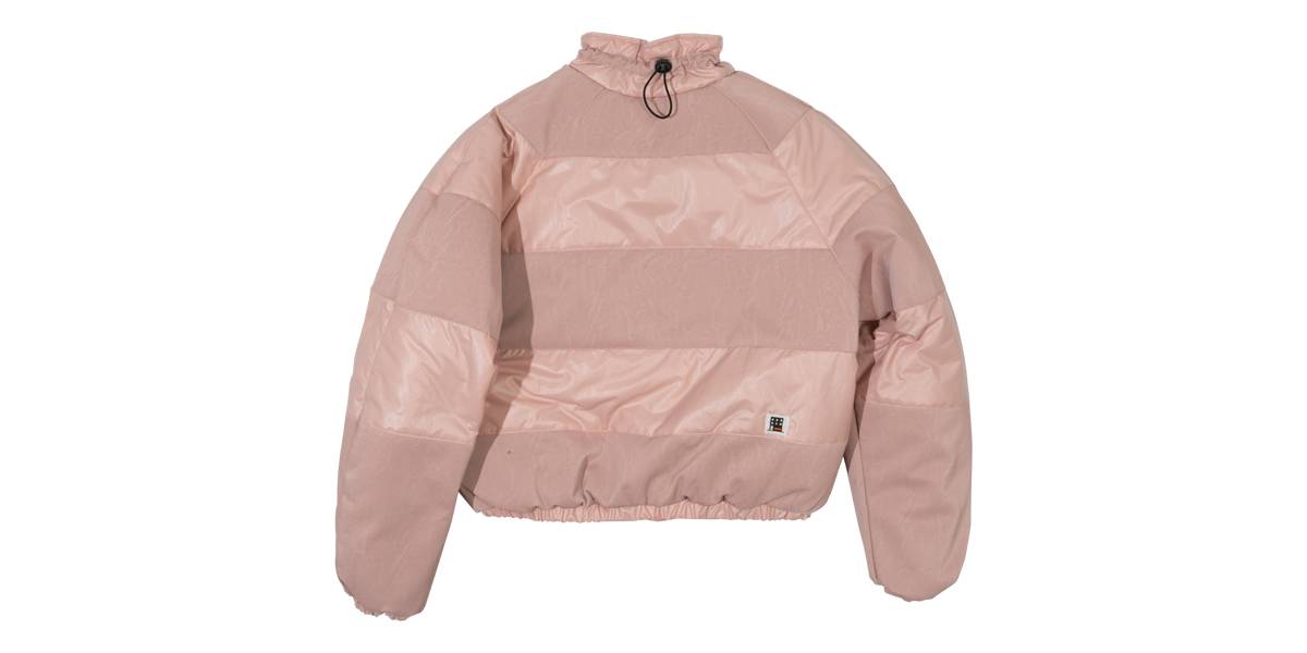 TWISTER FAKE LEATHER CROP JACKET (PINK)