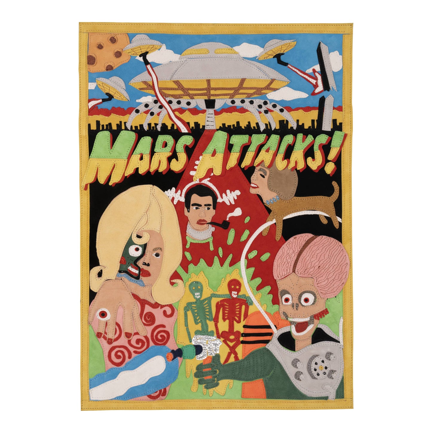 MARS ATTACKS ! : Leather Poster (Limited Edition)