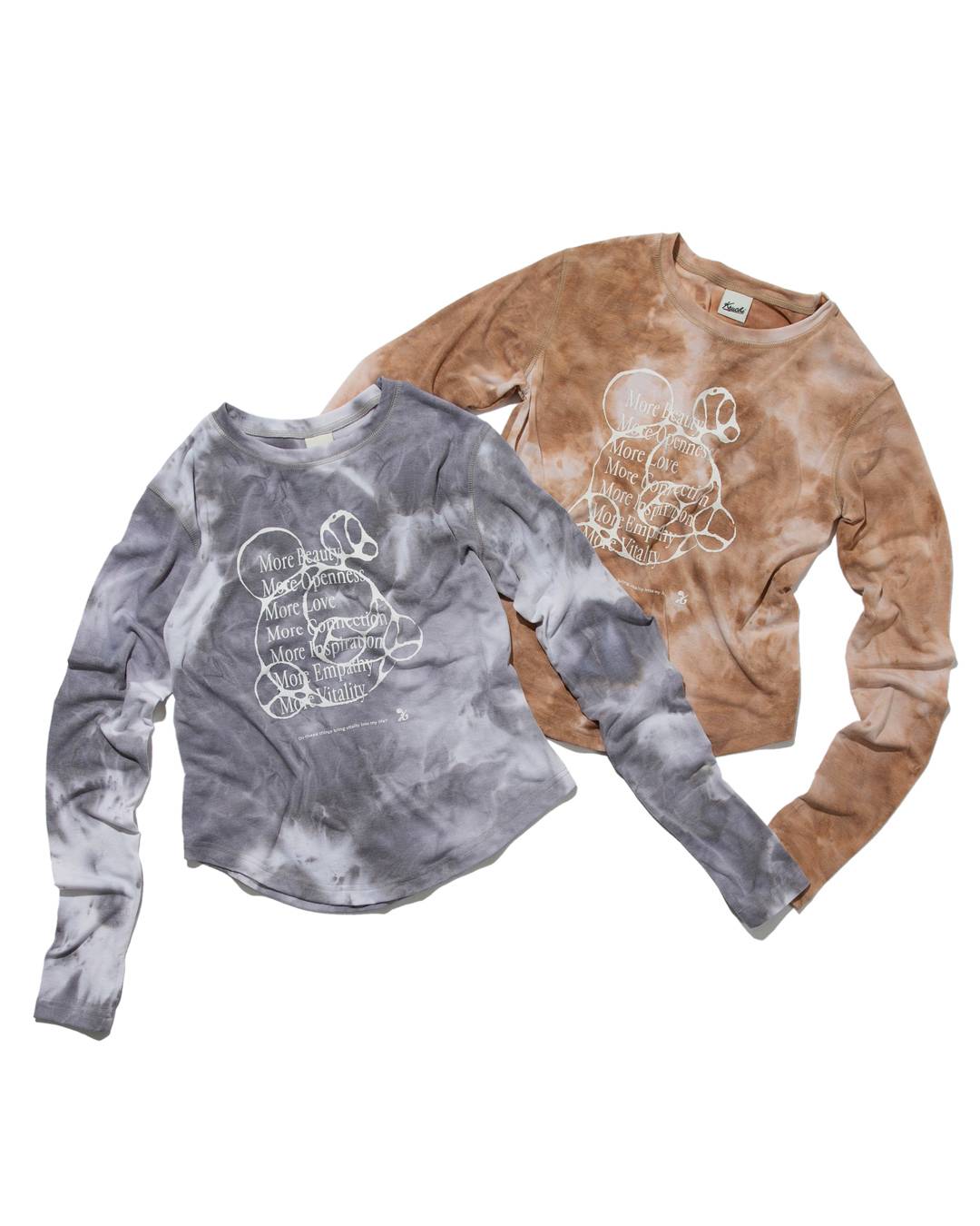 More Tie dye long-sleeved (GREY)