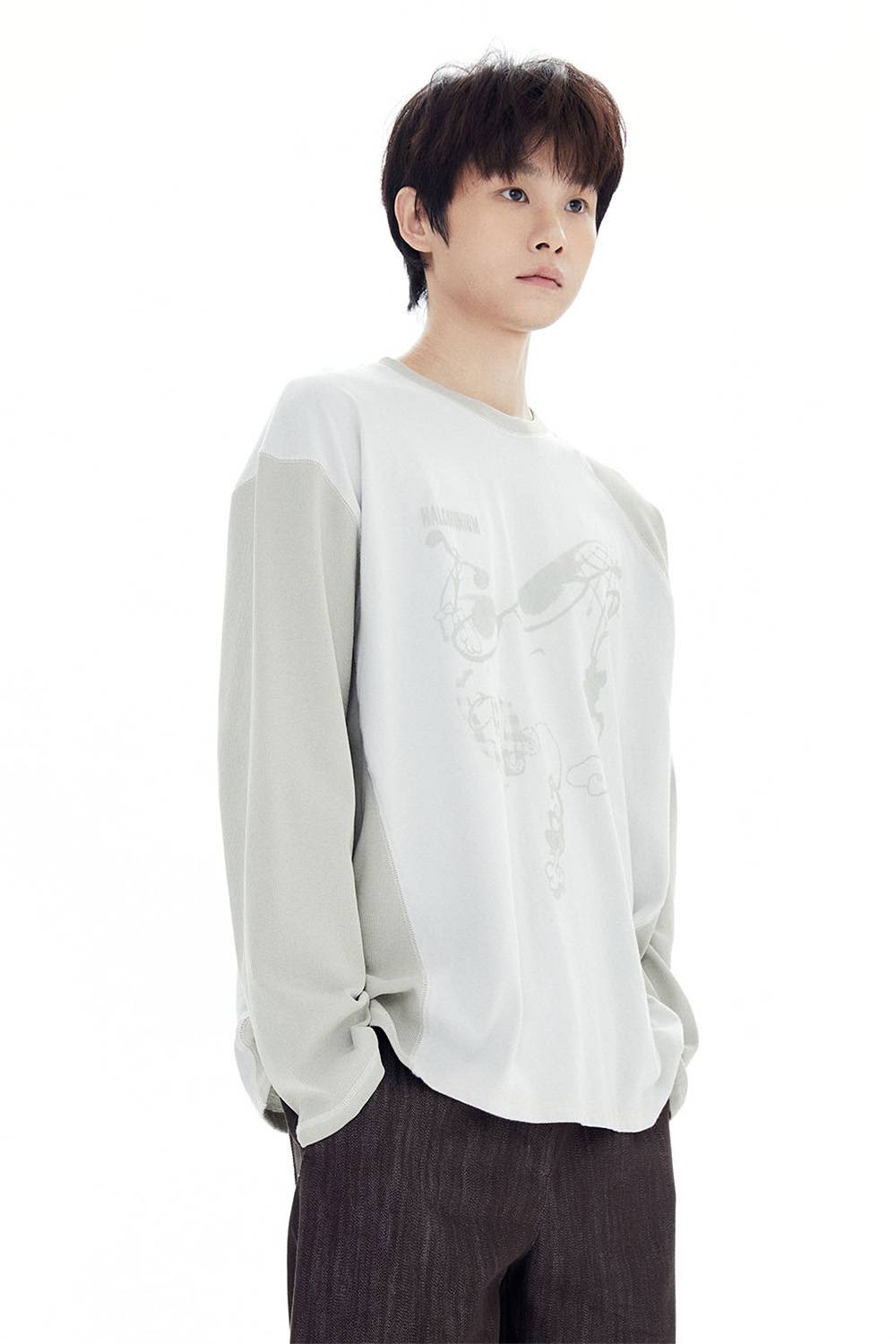 EHAESUN DRAWING TEE / GREEN