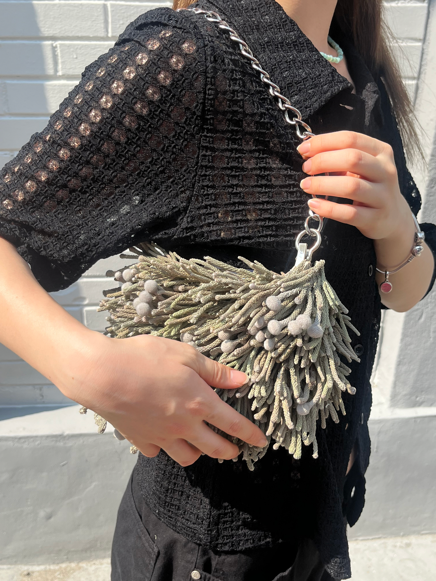 Sliver Brunia Purse