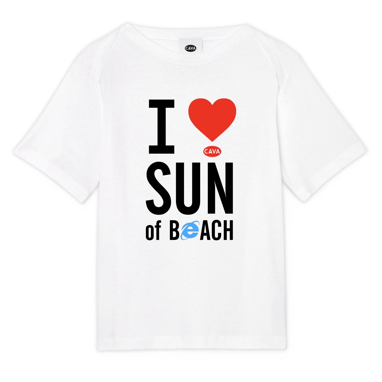 아이러브 티셔츠 -  I ❤️ SUN of BⓔACH [BABY-T]