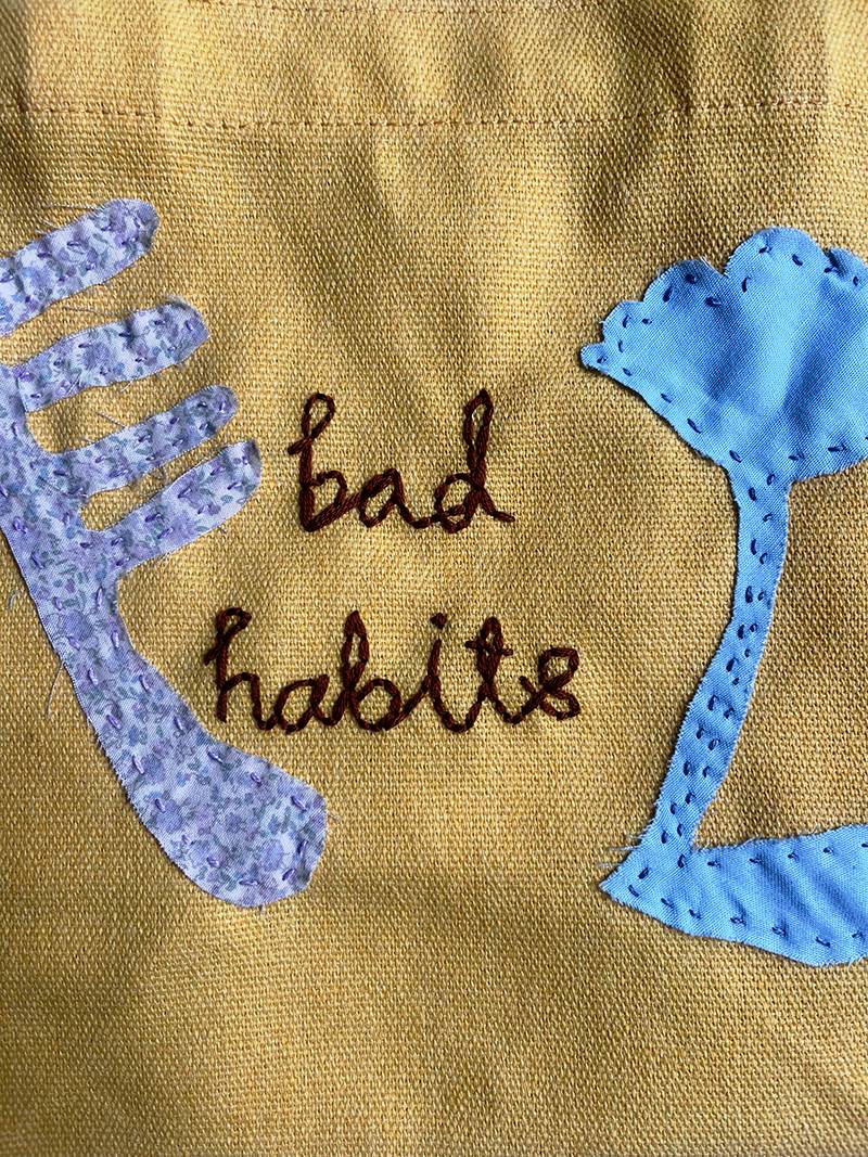 Bad Habits 손바느질 토트