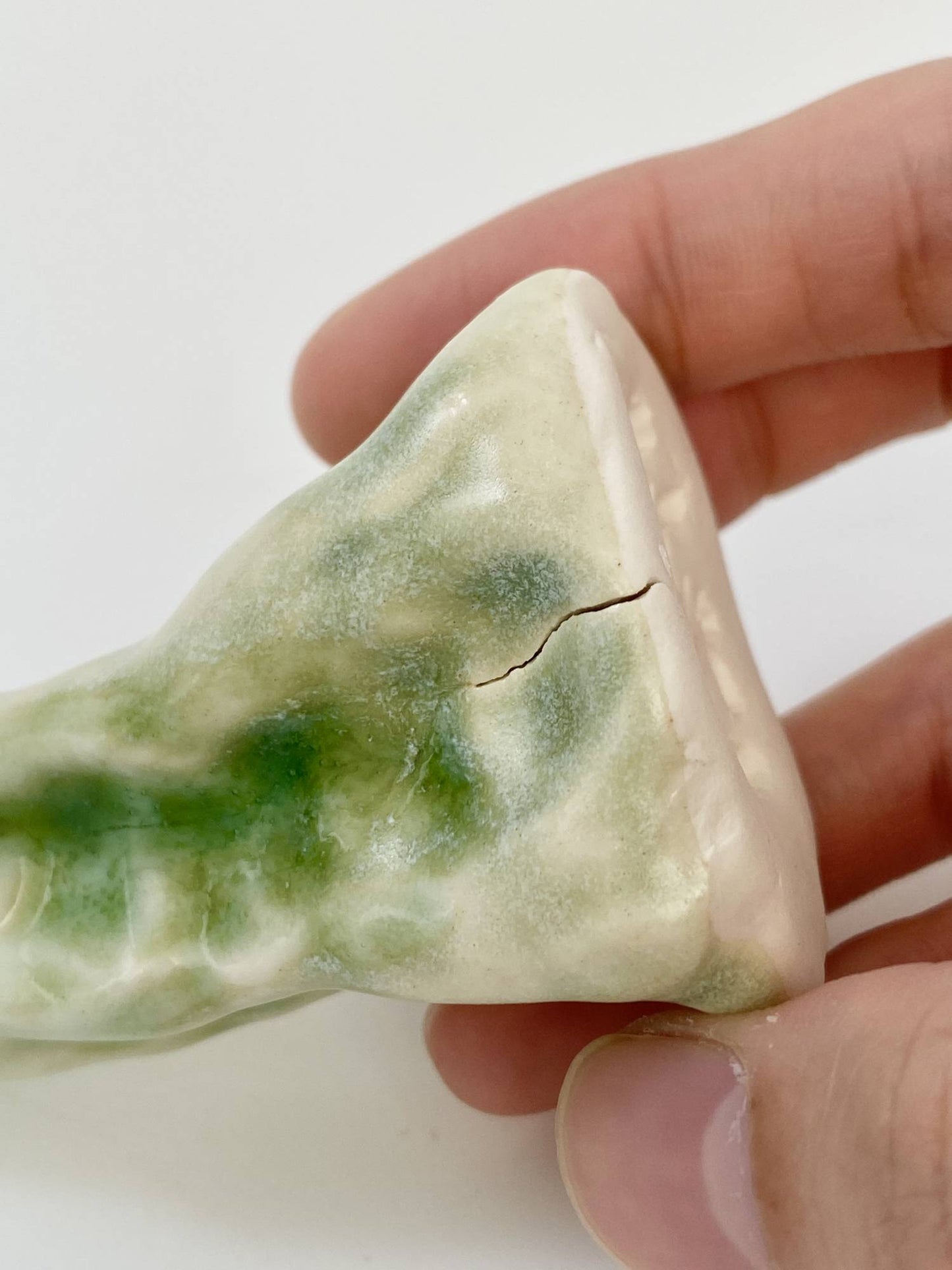 Horn of Unicorn - Emerald glassy green