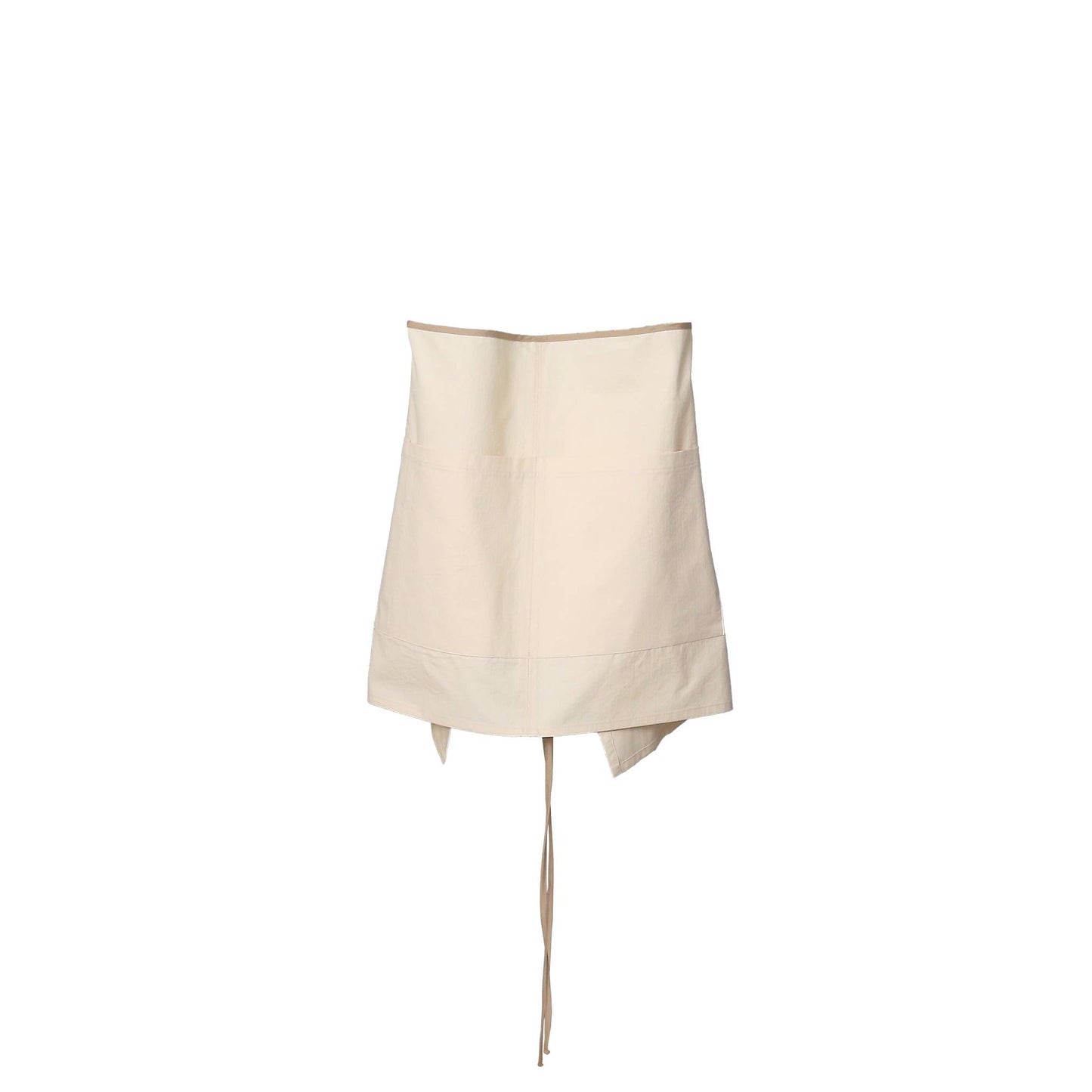 Half Apron S in Cream