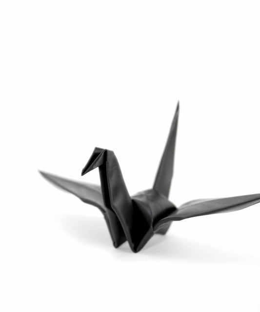 Leather Origami [ tsuru ]