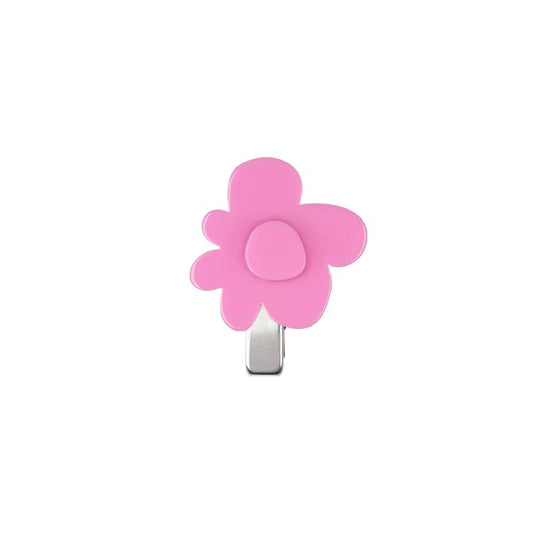 pink flower hair clip (1pcs)