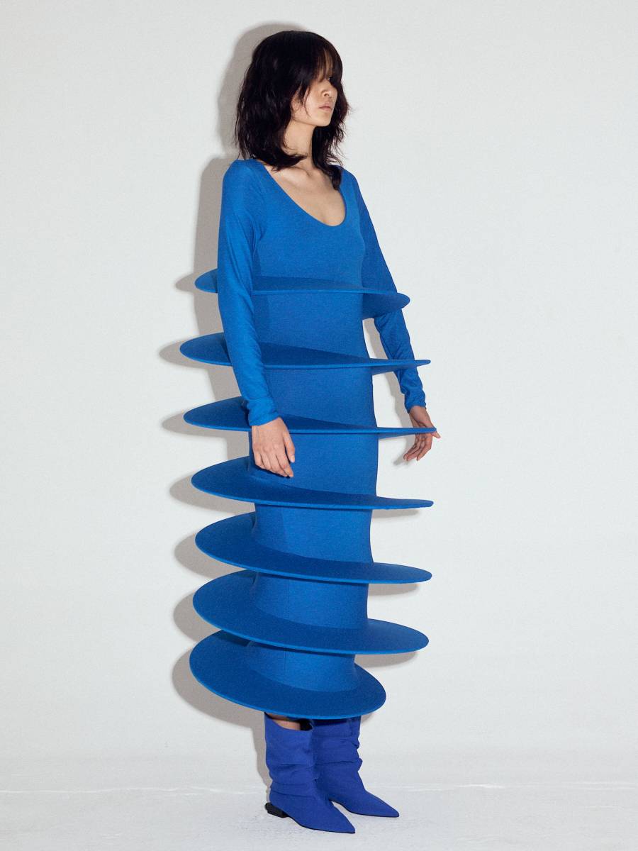 Tornado dress in Blue