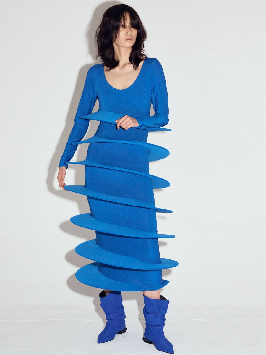 Tornado dress in Blue