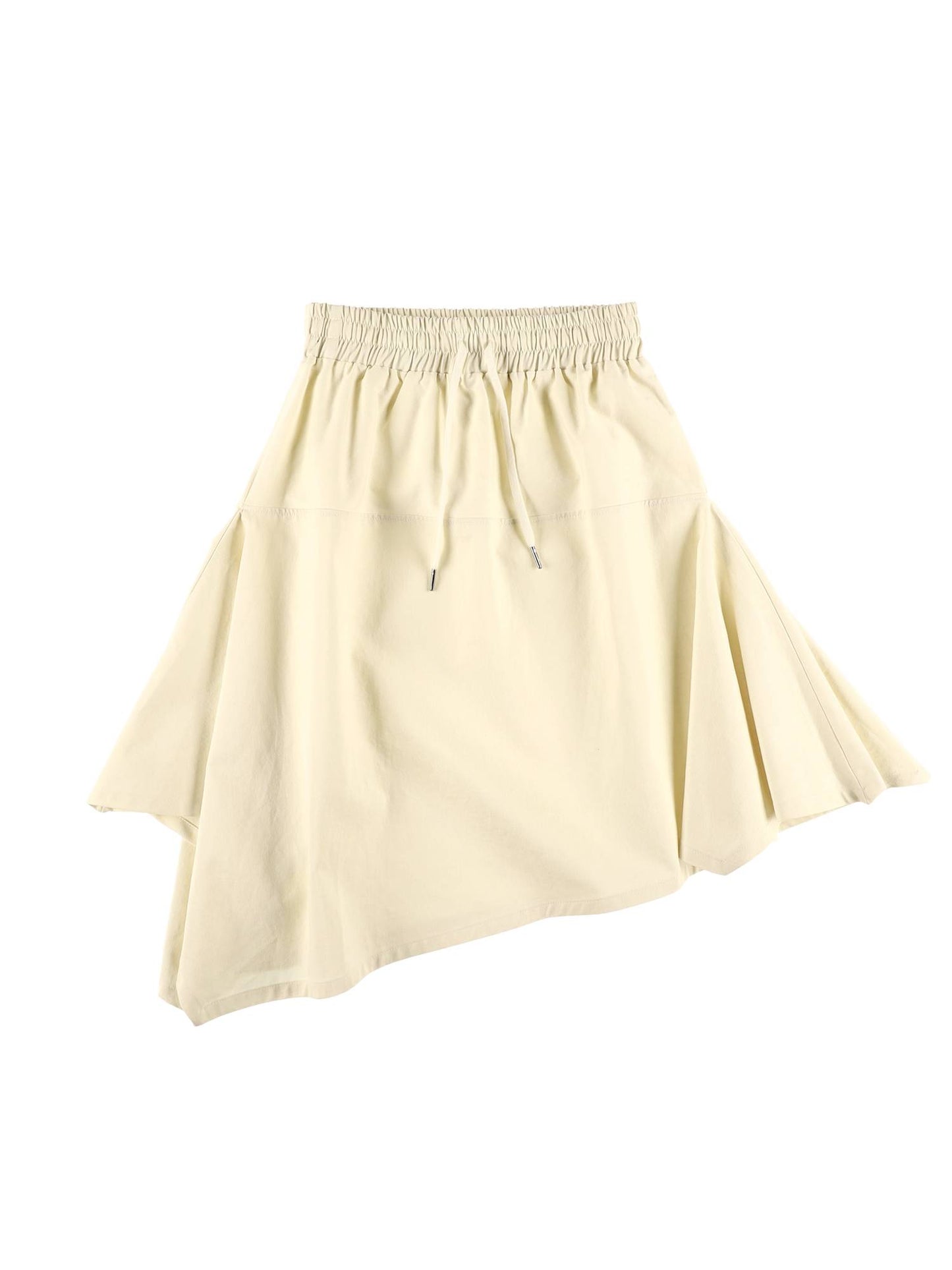 SQUARE YOKE SKIRT (LIGHT YELLOW)