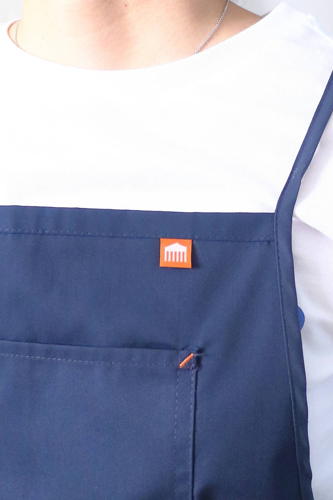 Basic Apron H in Navy