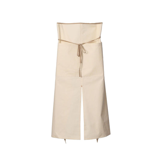 Half Apron L in Cream