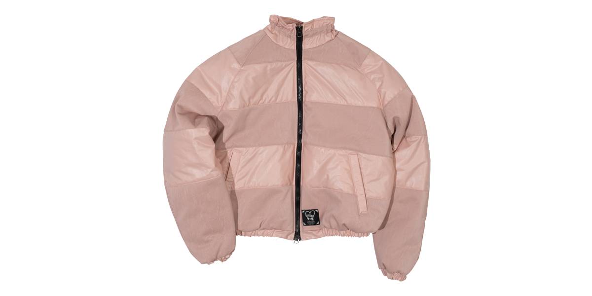 TWISTER FAKE LEATHER CROP JACKET (PINK)