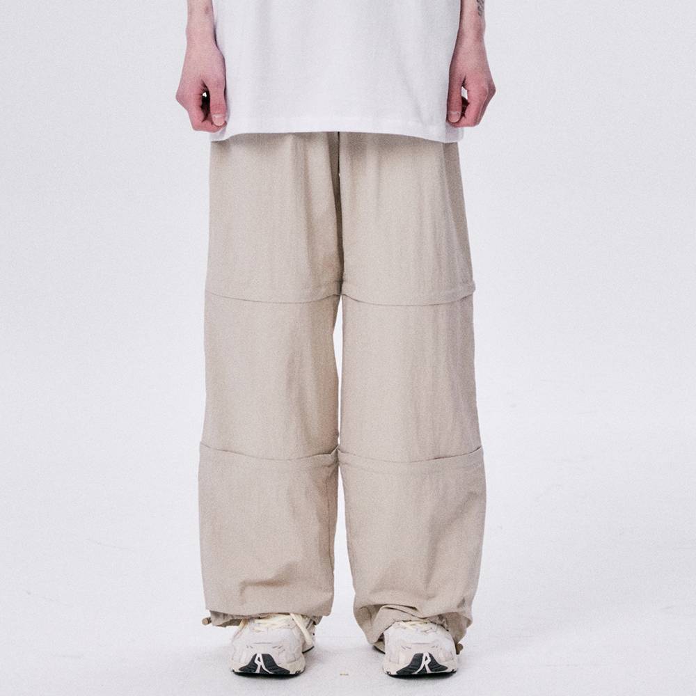 REFLECTED 3 PARTS PANTS / SAND - HALOMINIUM  할로미늄 - CAVA LIFE