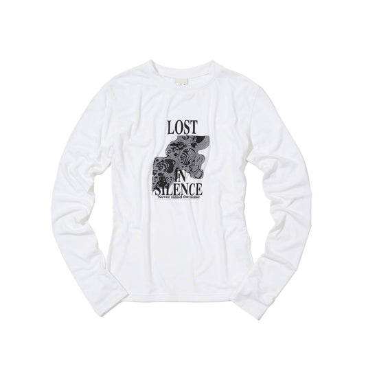 Lost in Silence long-sleeved (WHITE)