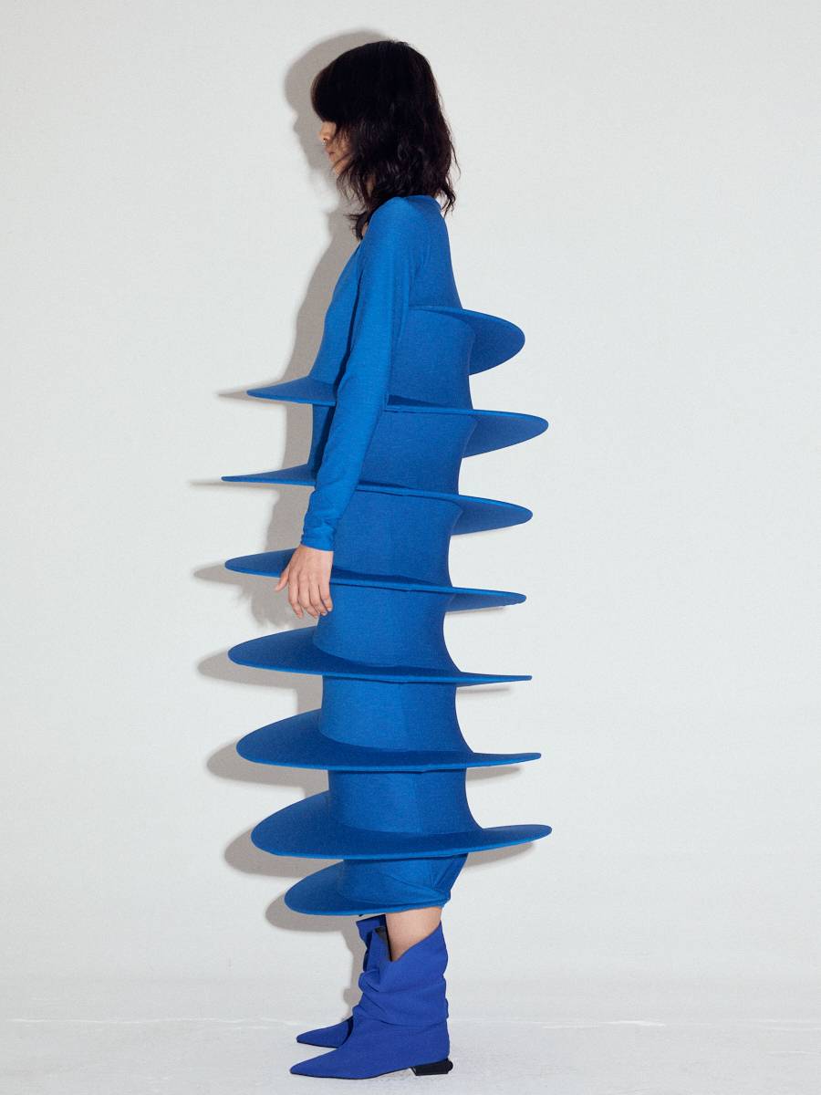 Tornado dress in Blue