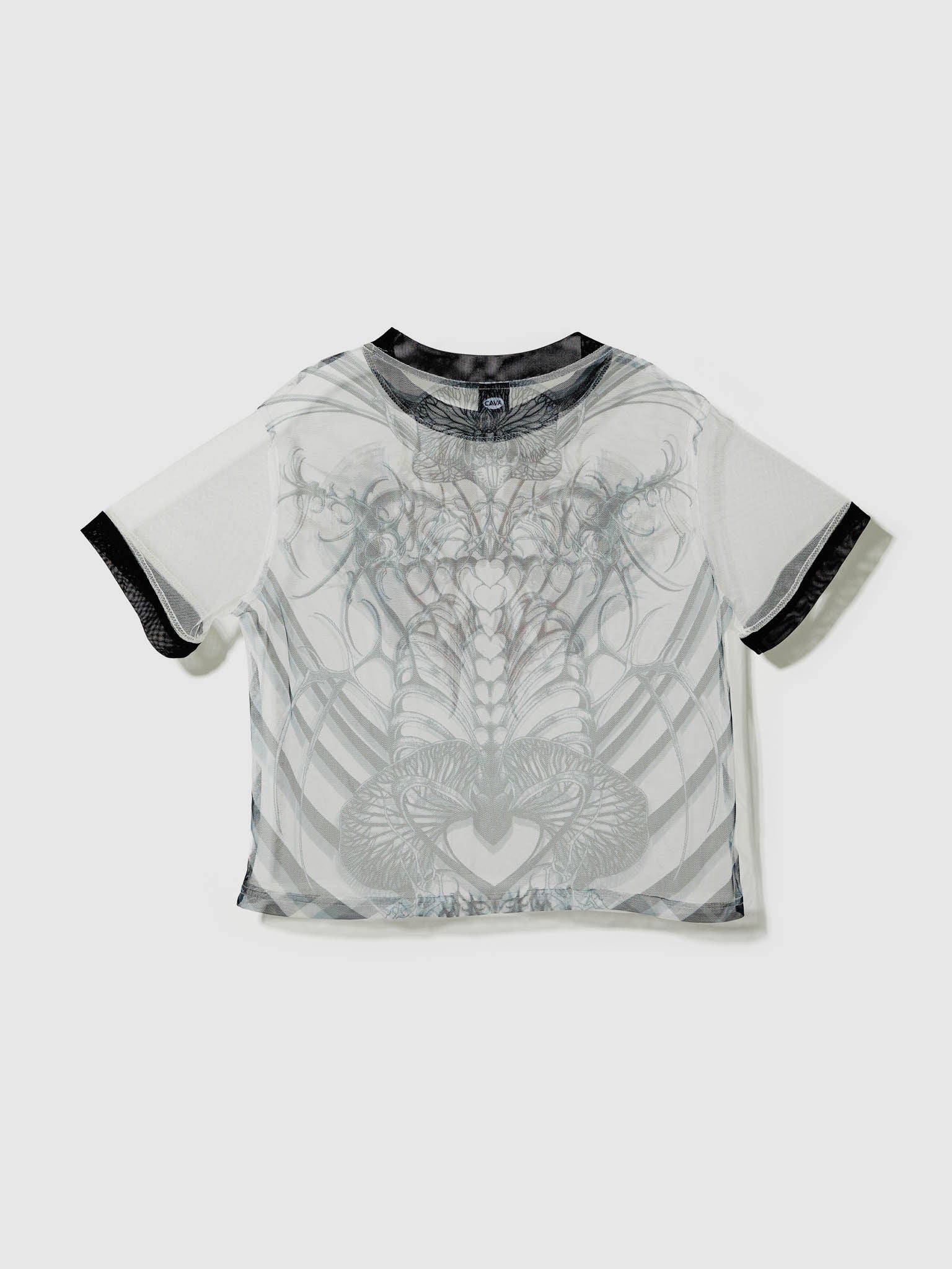 [BAEBOLSU] PRINTED MESH TOP - CAVA LIFE 카바 라이프 - CAVA LIFE