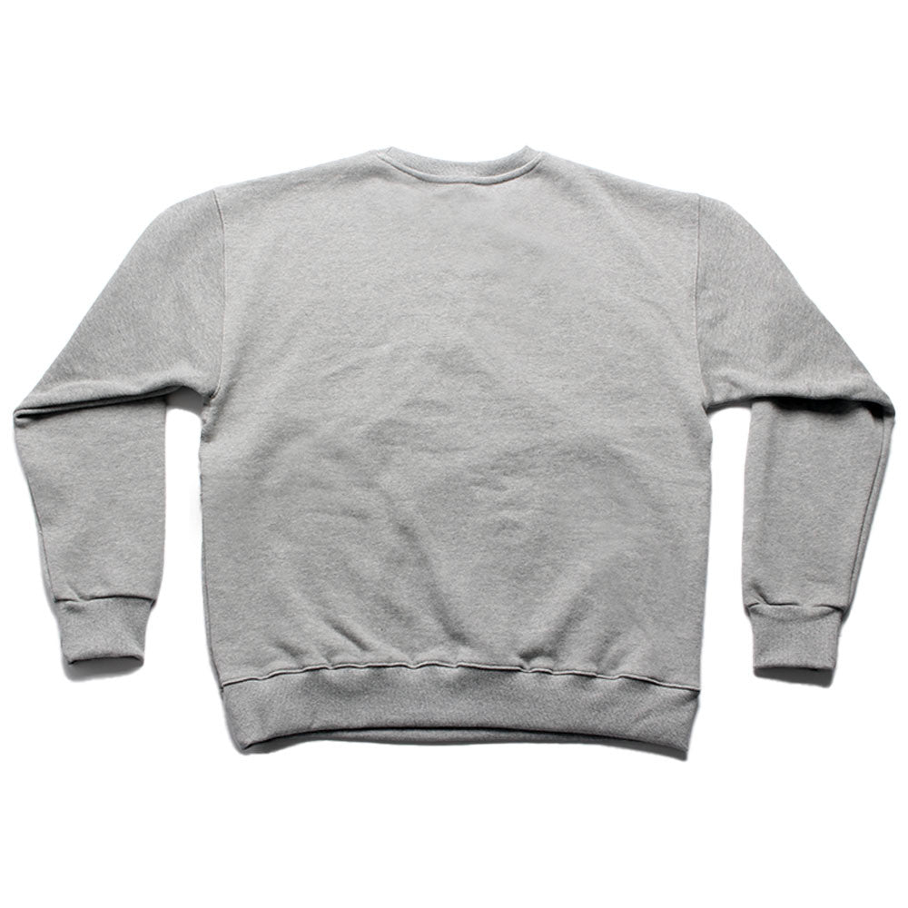 DOUBLE LAYERED SLIT SWEATSHIRT (GREY) - IRREGULAR STUDIO 이레귤러 - CAVA LIFE