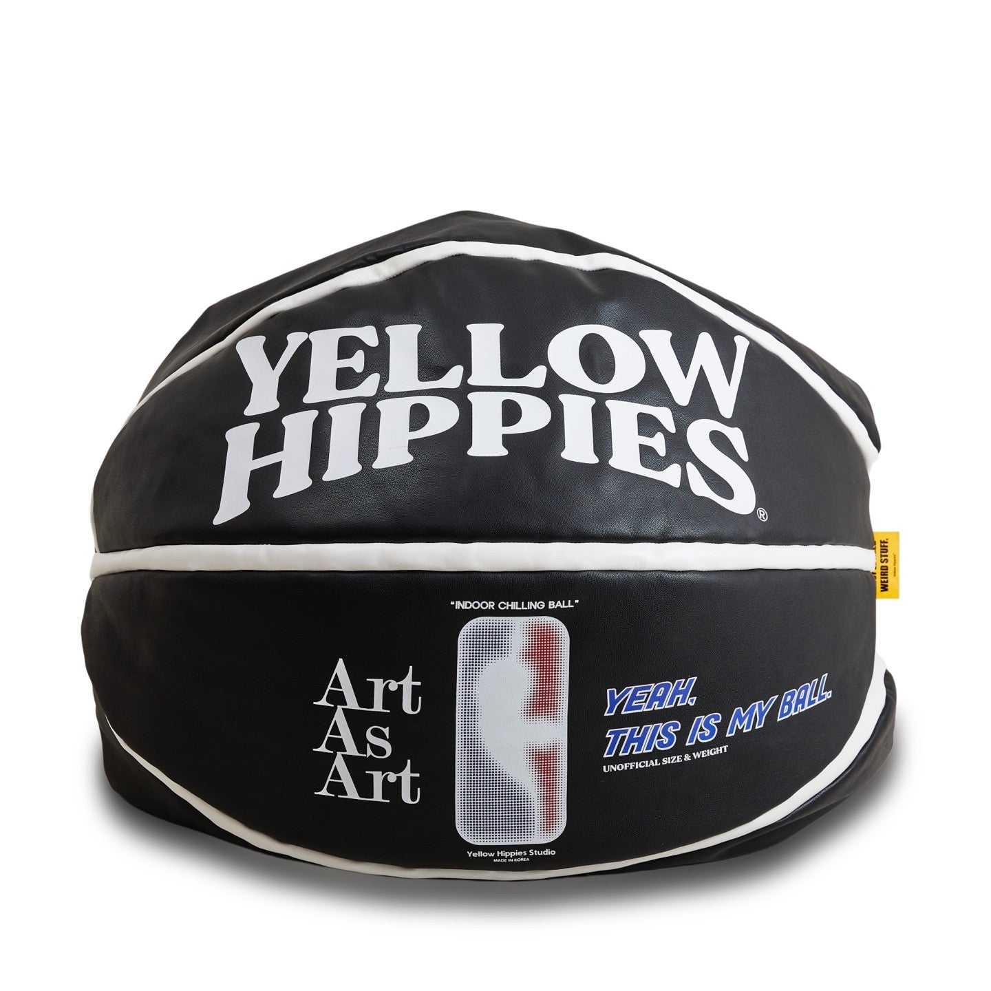 Basketball Bean Bag, Black - Yellow Hippies studio 옐로우히피스 - CAVA LIFE