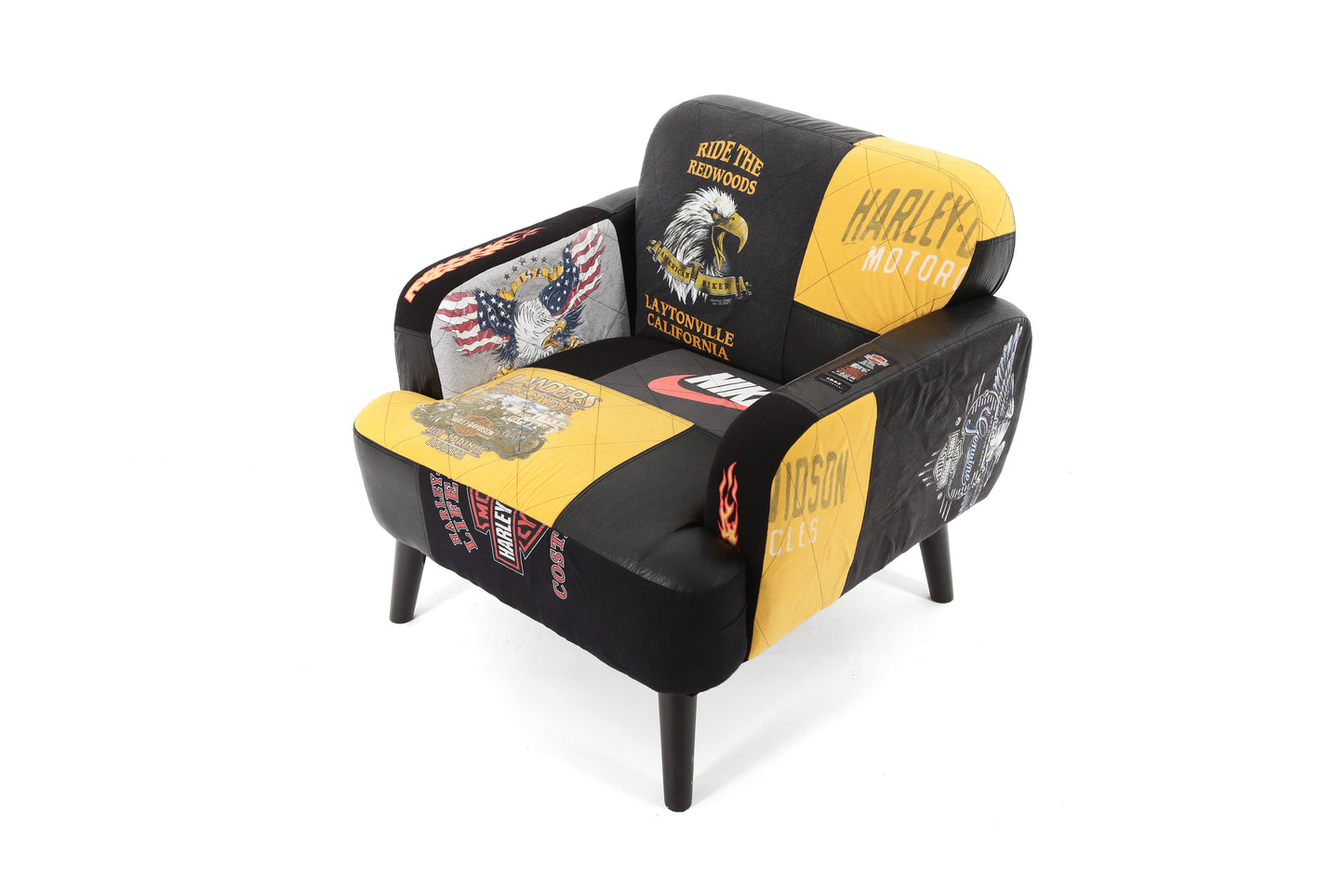 T.B.O.S Object Harley Davidson & NIKE Mixed Armchair - Yoon Kyeong deok / T.B.O.S - CAVA LIFE