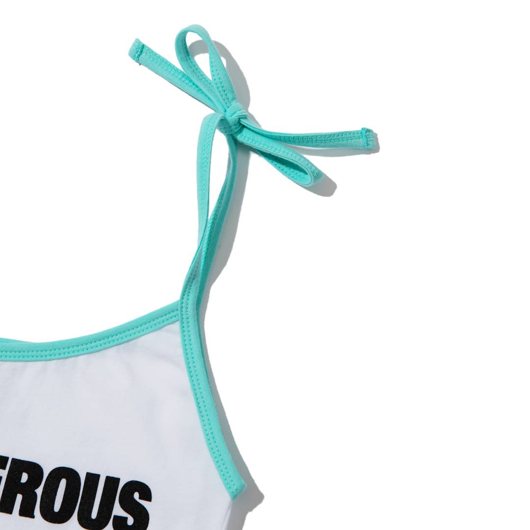 DANGEROUS CROP SLEEVELESS (WHITE MINT)