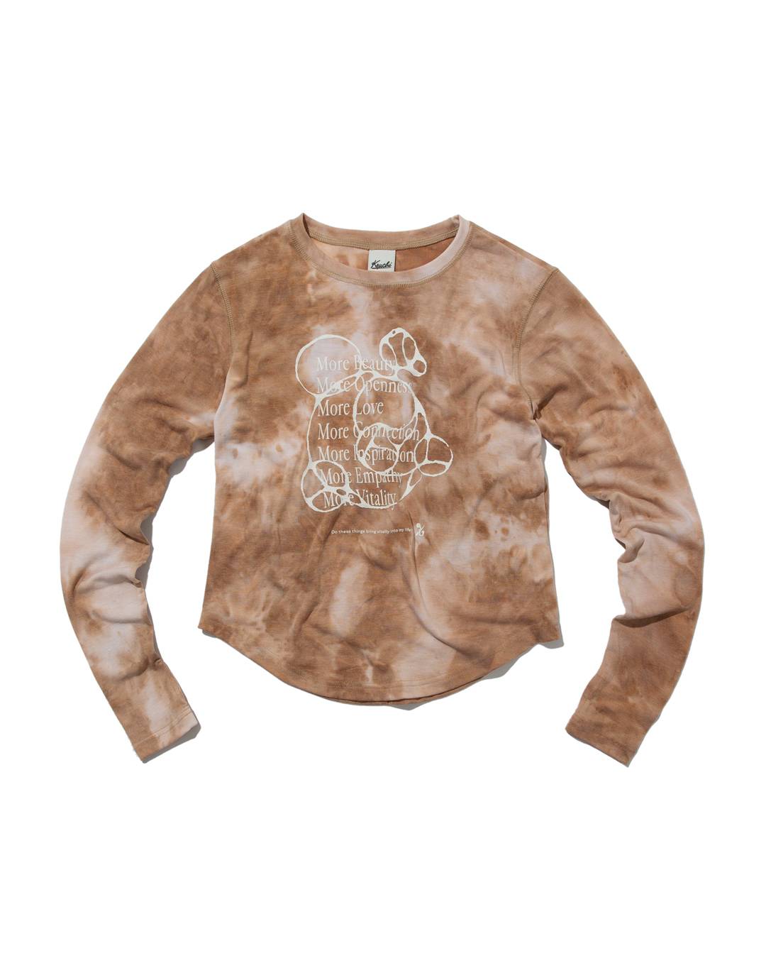 More Tie dye long-sleeved (BEIGE)