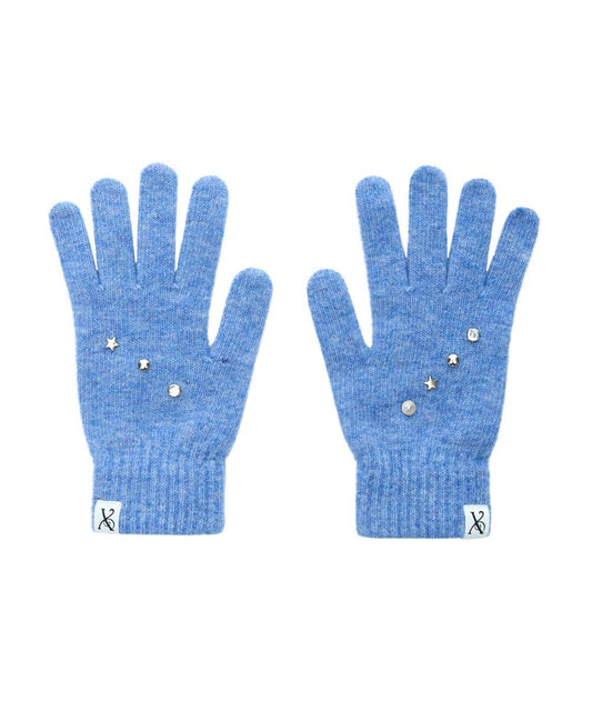 EDDY STUD GLOVES_BLUE