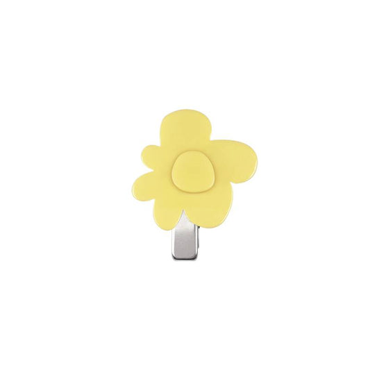 yellow  flower  hair clip (1pcs)