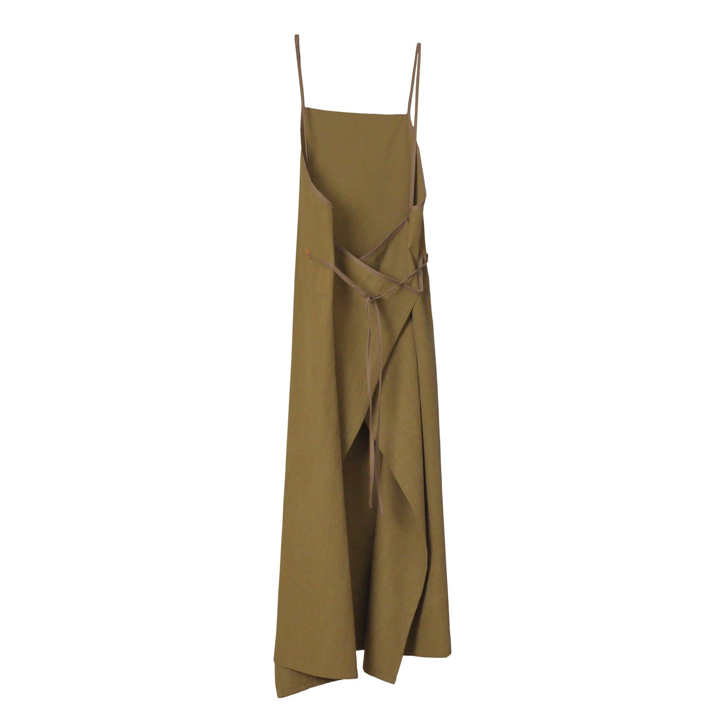 Wraparound Apron H in Tan