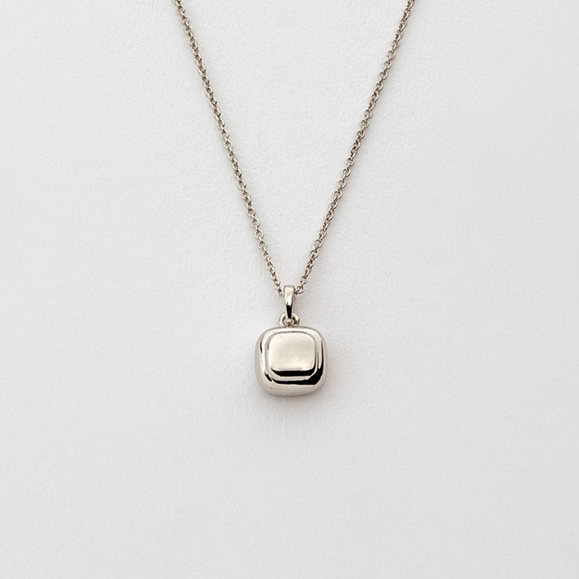 Double Square Pendant [Silver] - BENOIT 베누아 - CAVA LIFE