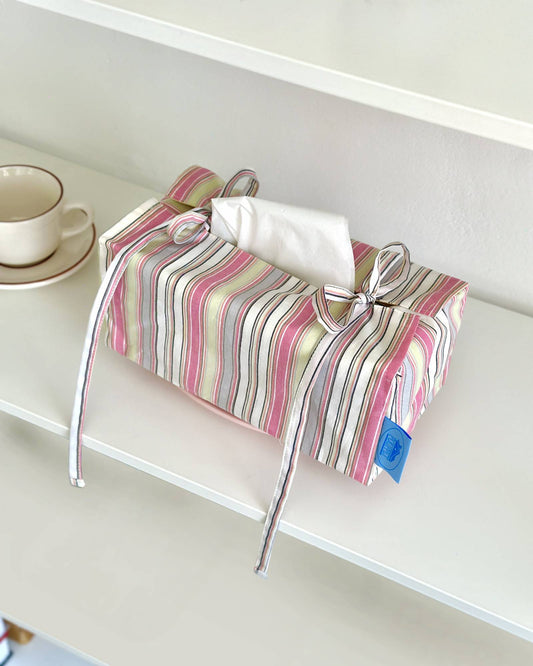 Tied Ribbon Tissue Case - Stripe