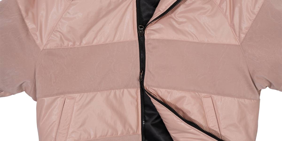 TWISTER FAKE LEATHER CROP JACKET (PINK)