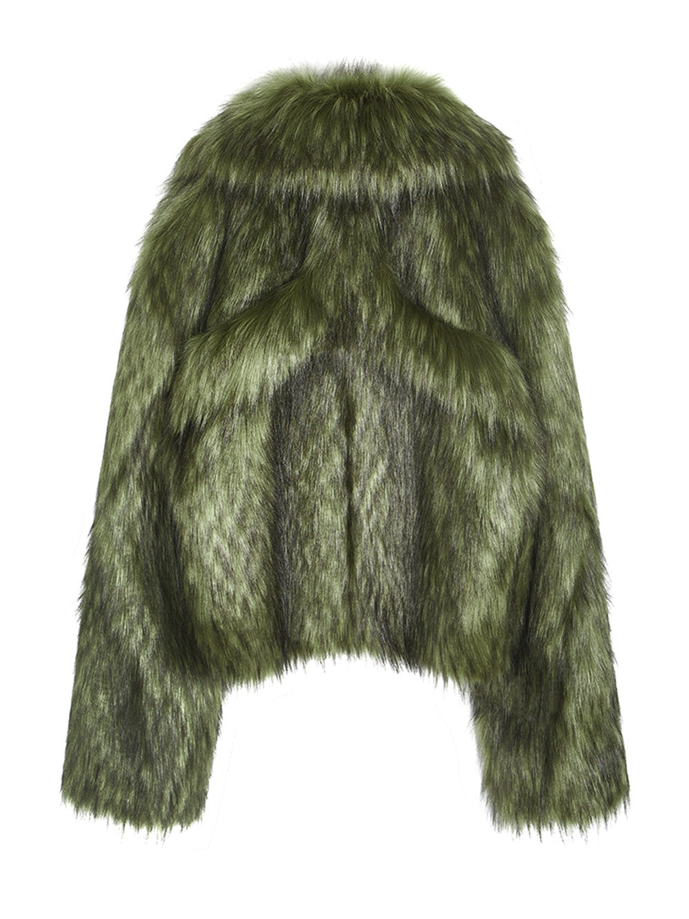 Project U068 DaiHo Unbalanced Short Faux Fur Jacket - KIZIP 키집 - CAVA LIFE