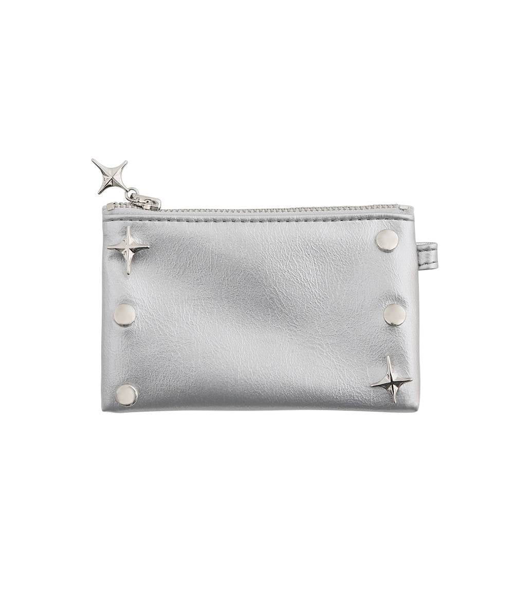 XND SYMBOL POUCH l SILVER - XANADU - CAVA LIFE